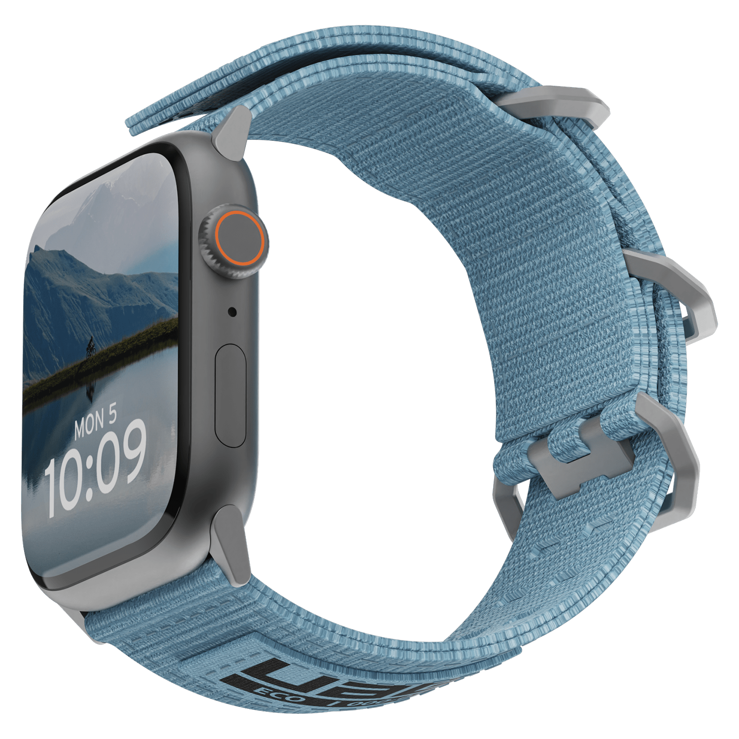 Urban Armor Gear Uag - Nato Eco Watch Strap For Apple Watch 42mm / 44mm / 45mm / 49mm - Cloud Blue