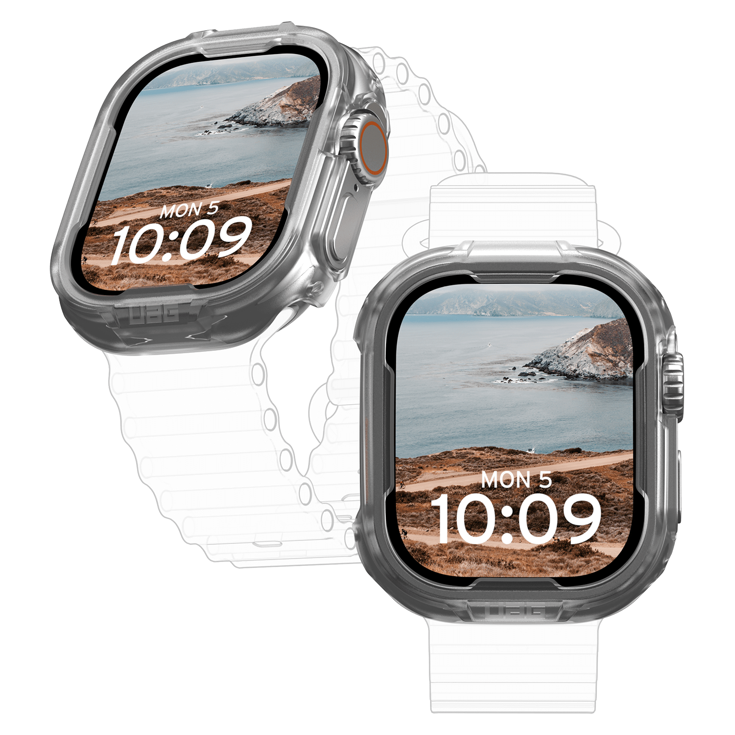 Urban Armor Gear Uag - Scout Case For Apple Watch Ultra 49mm - Clear