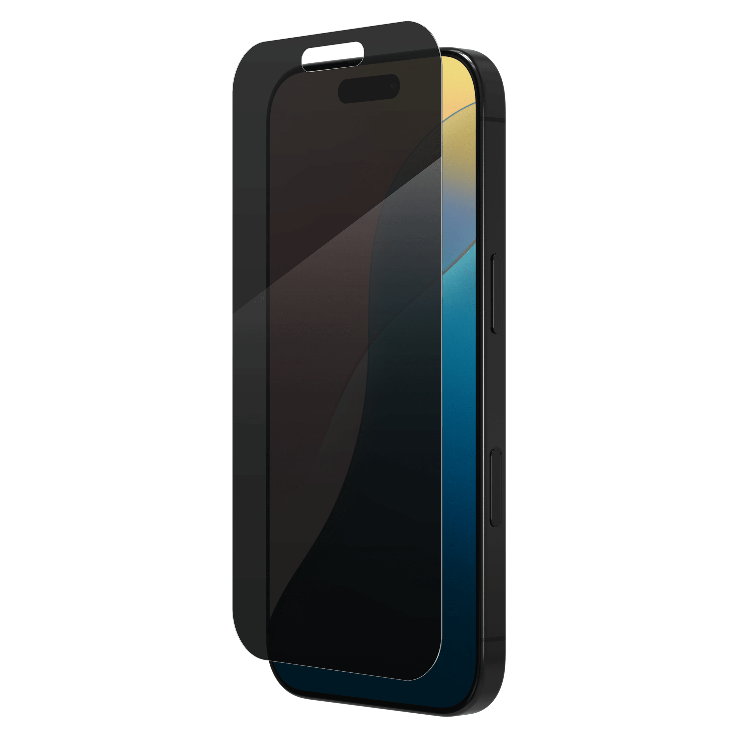 Zagg - Invisible Shield Glass Elite Privacy Screen Protector For Apple Iphone 16 Pro - Clear