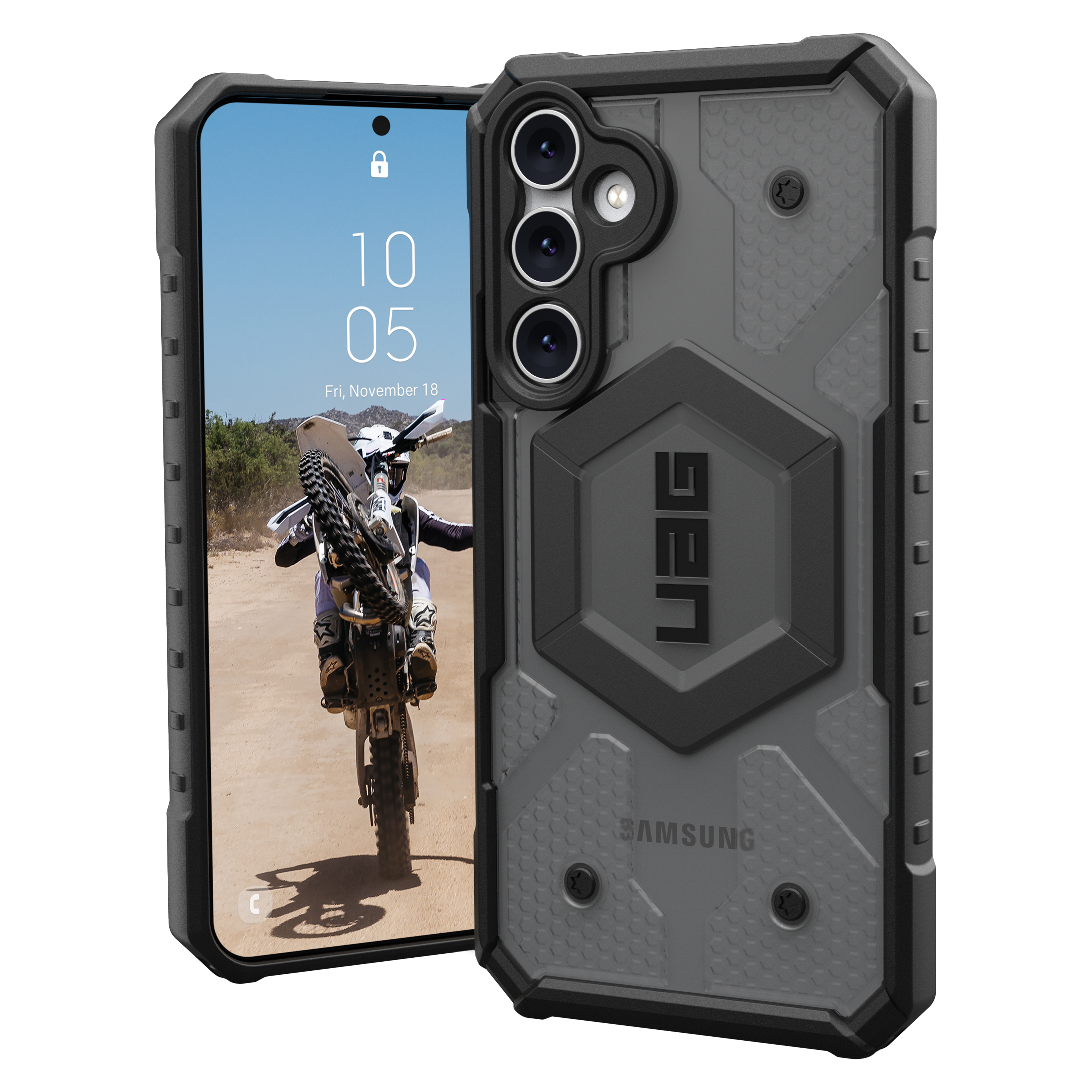 Urban Armor Gear Uag - Pathfinder Case For Samsung Galaxy S23 Fe - Ash