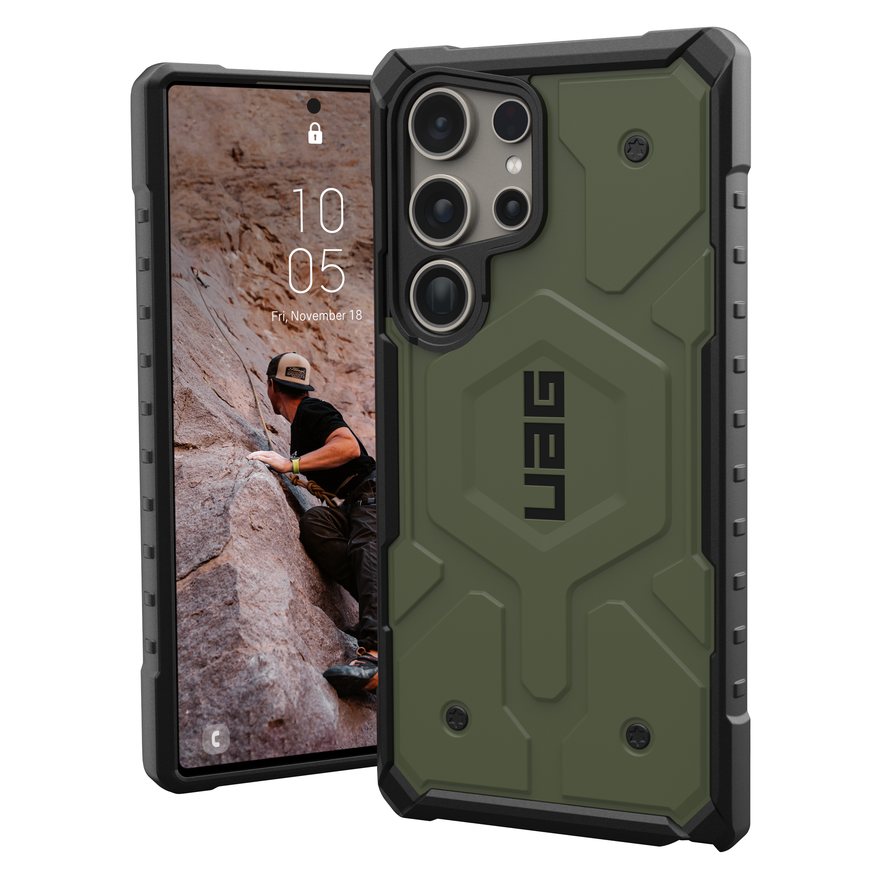 Urban Armor Gear Uag - Pathfinder Magsafe Case For Samsung Galaxy S24 Ultra - Olive Drab