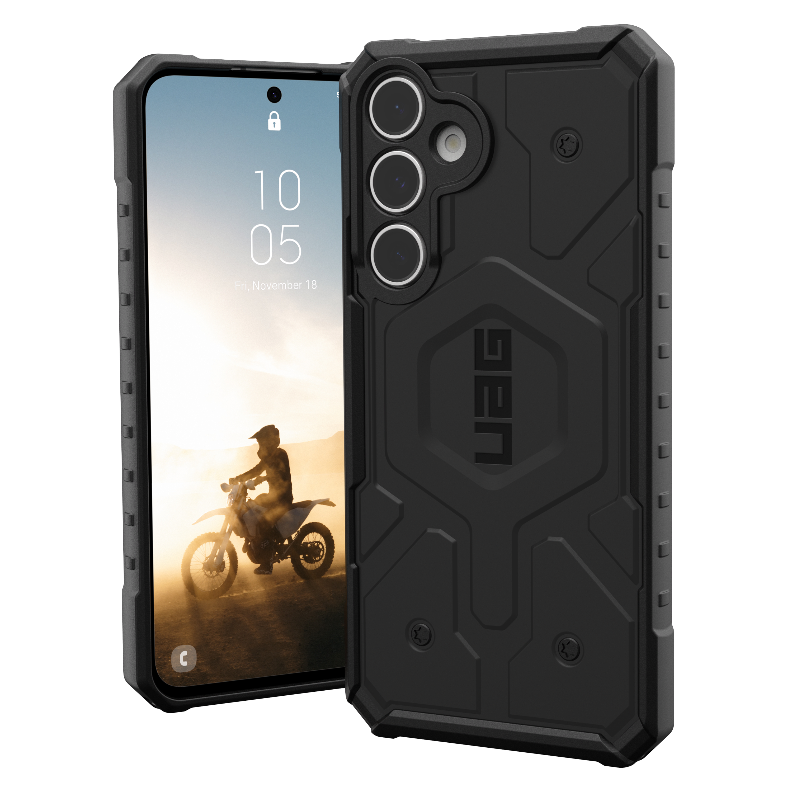 Urban Armor Gear Uag - Pathfinder Magsafe Case For Samsung Galaxy S24 Fe - Black
