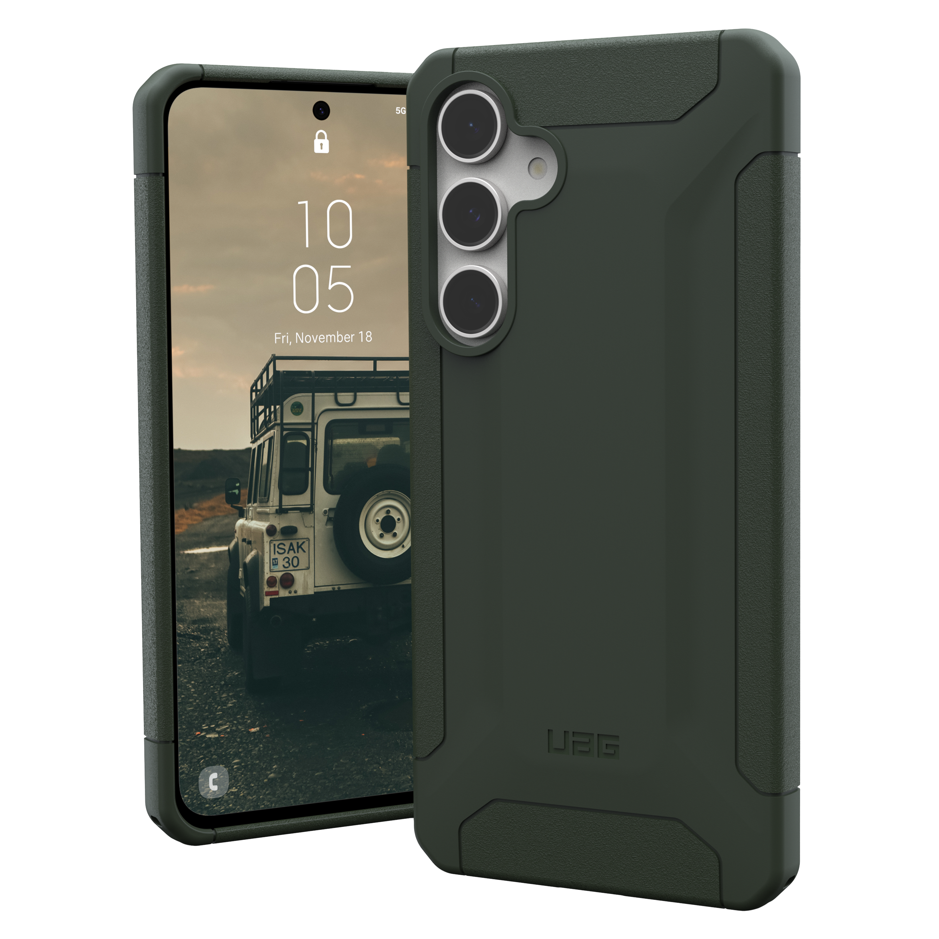 Urban Armor Gear Uag - Scout Case For Samsung Galaxy S24 Fe - Olive Drab