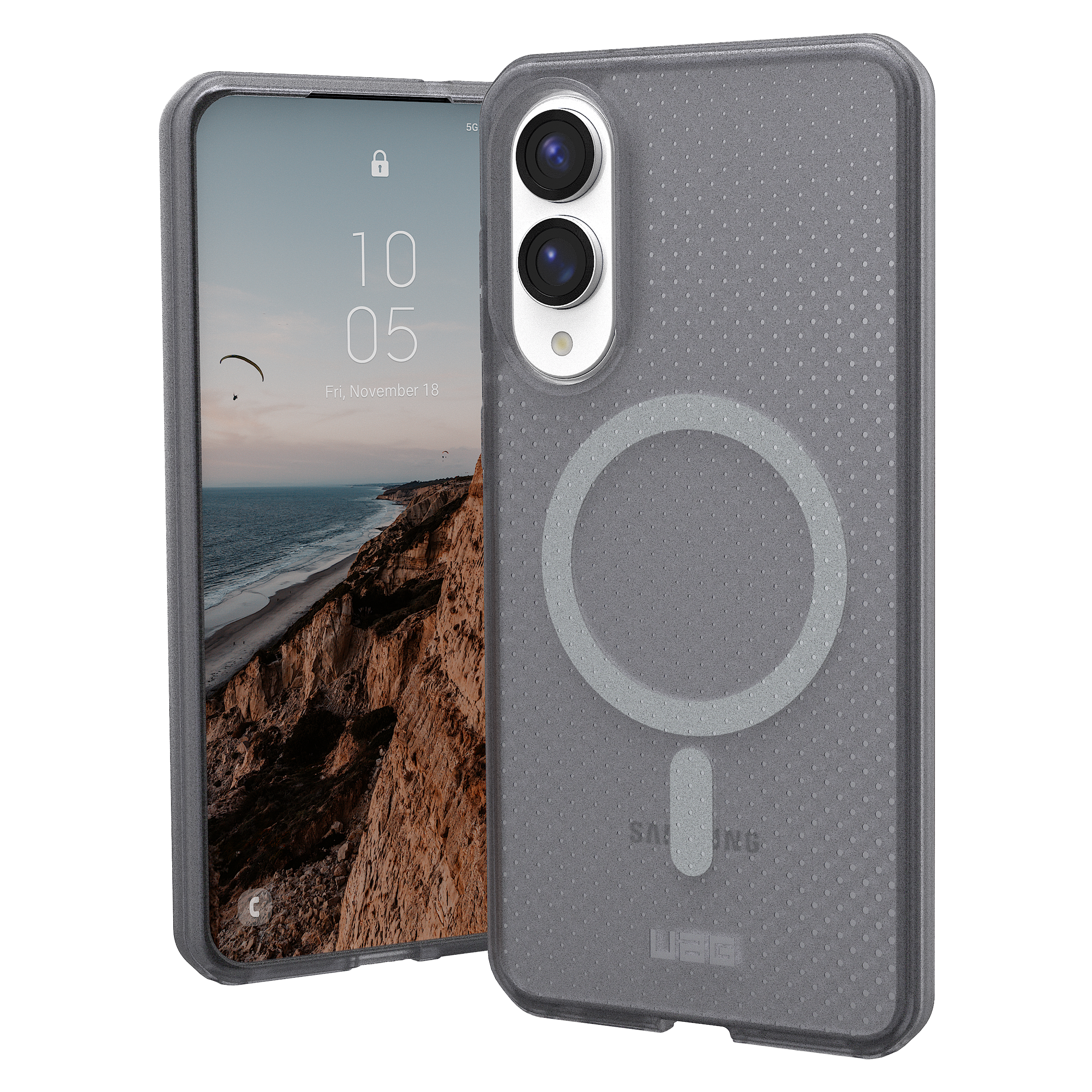 Urban Armor Gear Uag - Dot Case With Magnet For Samsung Galaxy S25 Edge - Ash