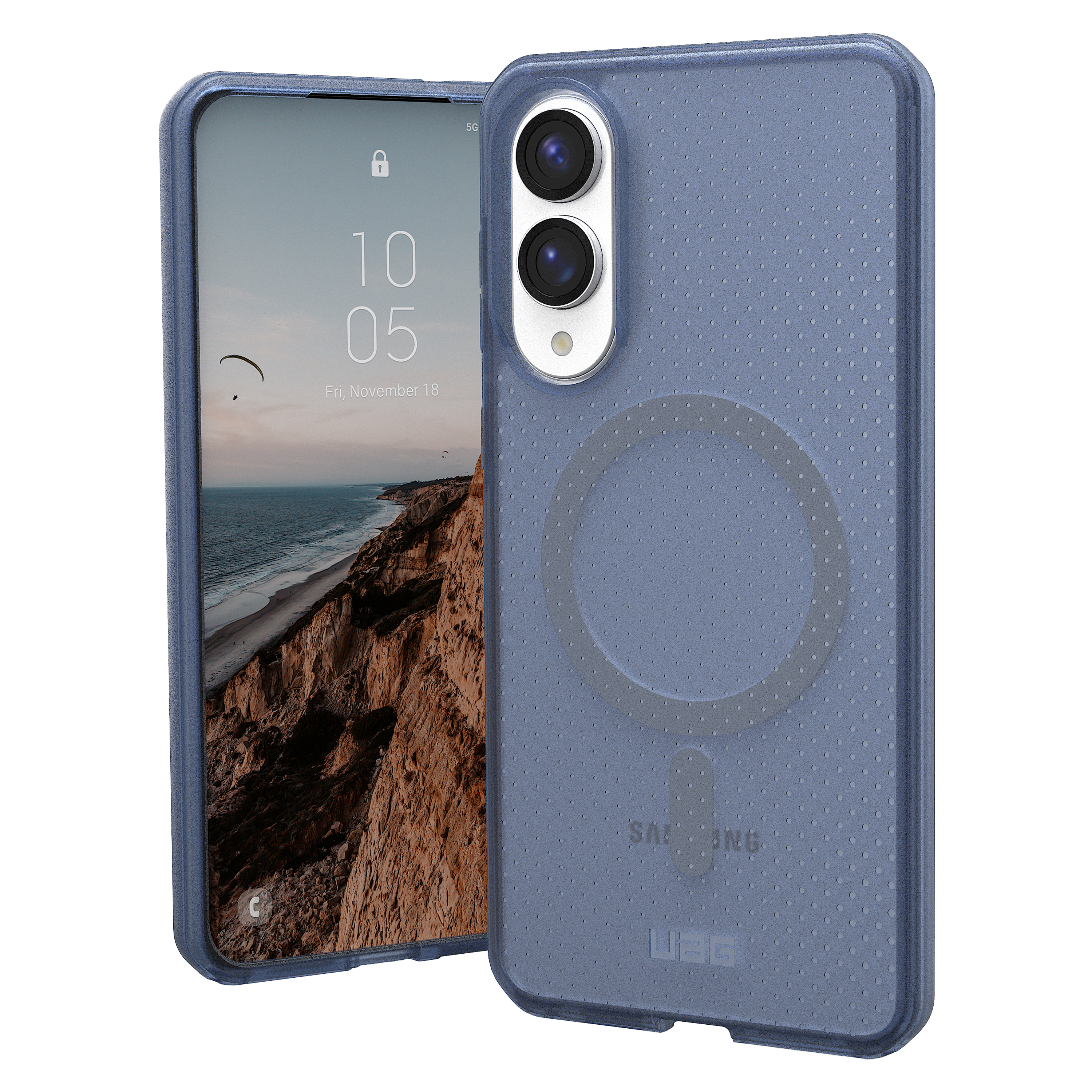 Urban Armor Gear UAG Dot Case with Magnet for Samsung Galaxy S25 Edge - Cloud Blue