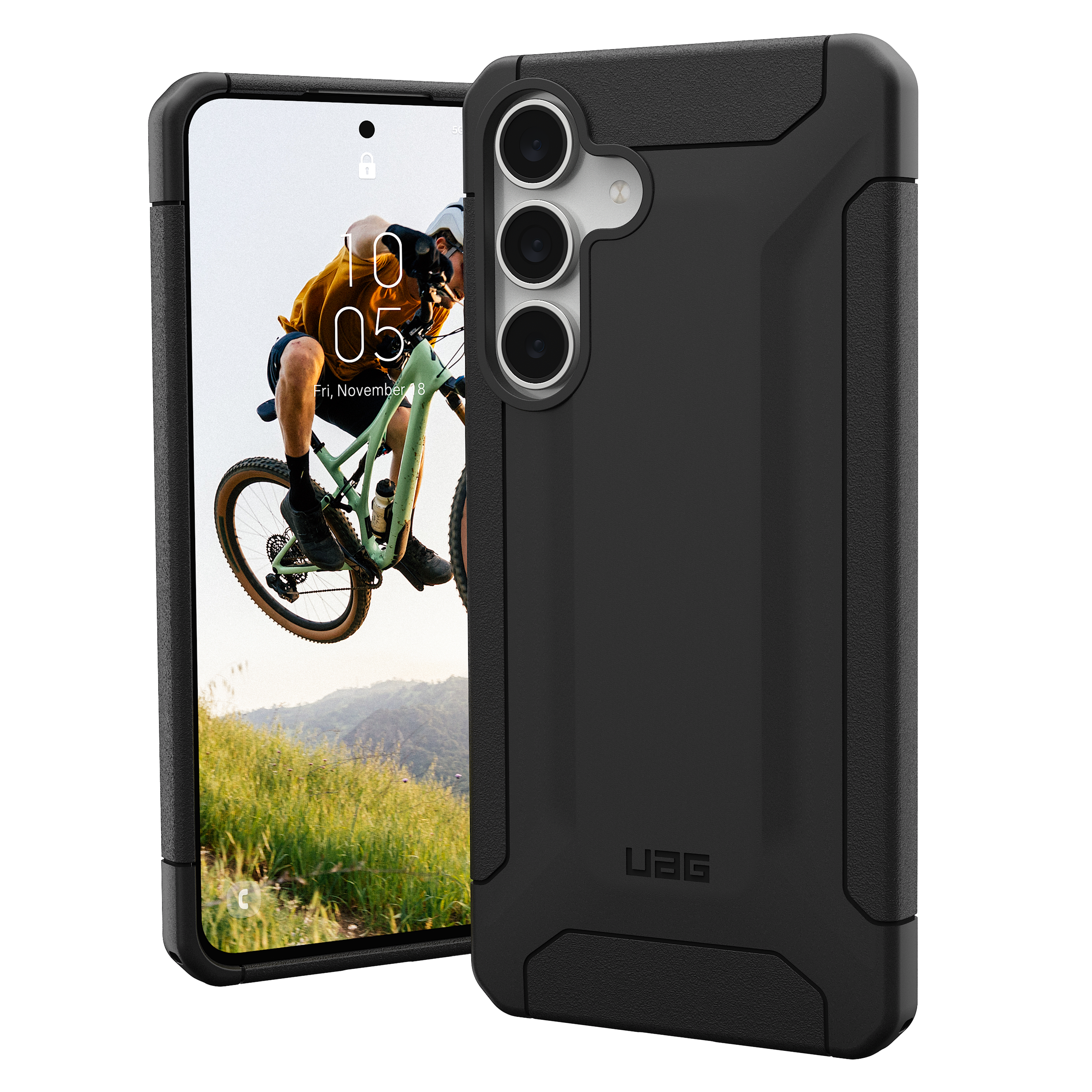 Urban Armor Gear Scout Case for Samsung Galaxy S25 Fe – Black