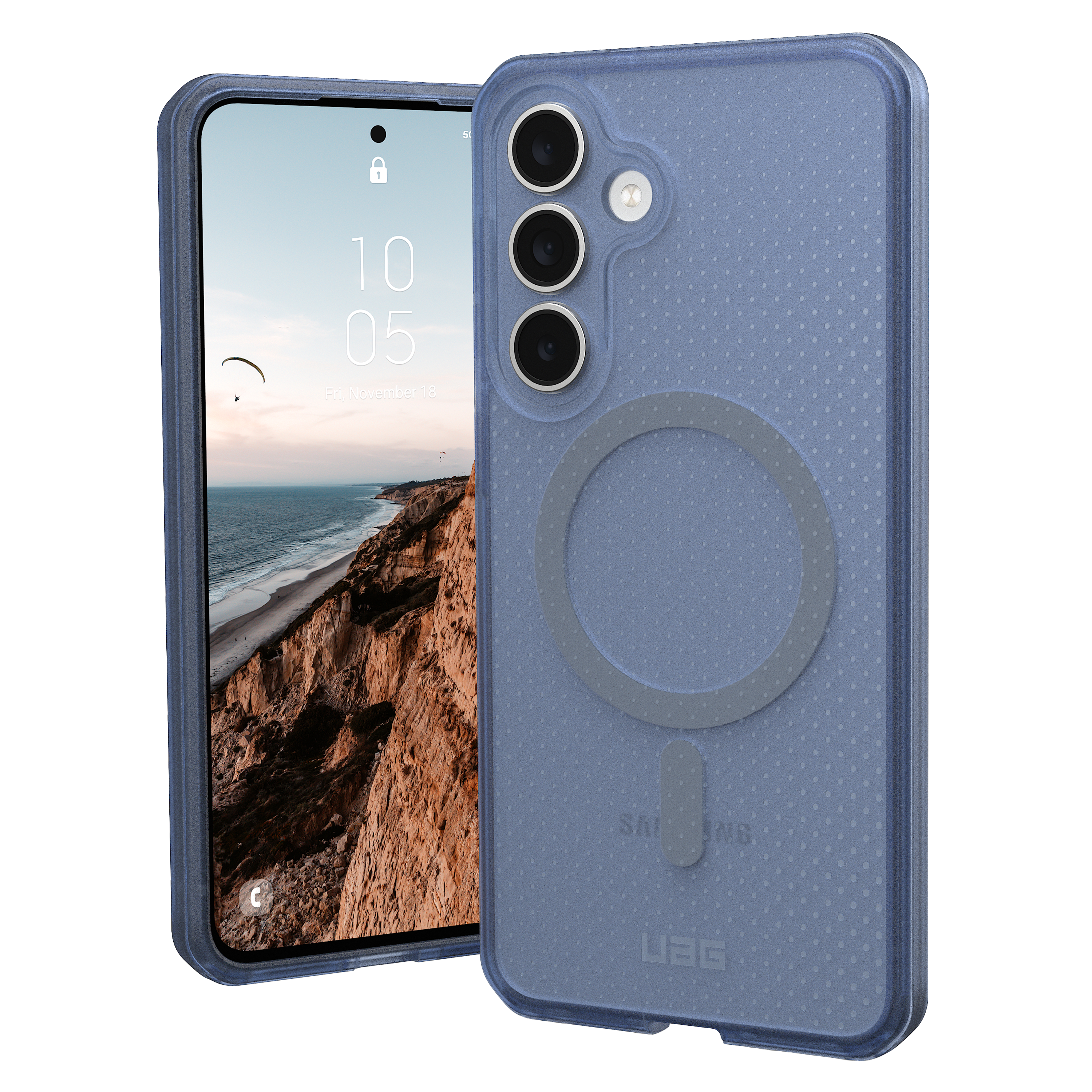 Urban Armor Gear UAG Dot Case with Magnet for Samsung Galaxy S25 FE - Cloud Blue