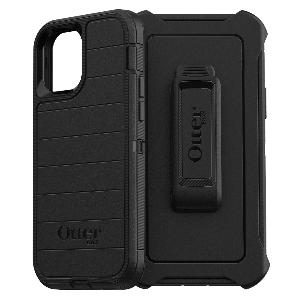 Otterbox - Defender Pro Case For Apple Iphone 12 / 12 Pro - Black