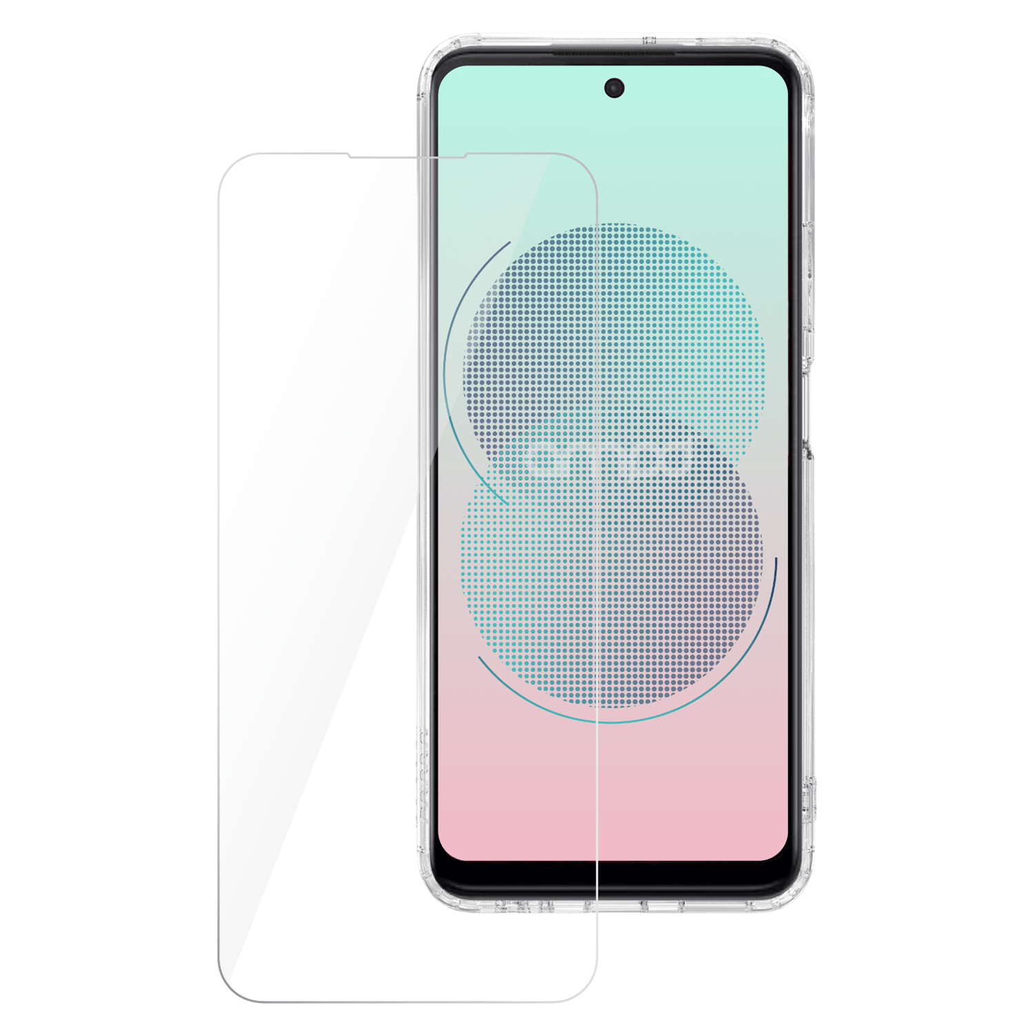 Ampd - 0.33 Hardened Tempered Glass Screen Protector For Boost Celero 5g Plus Gen 3 - Clear