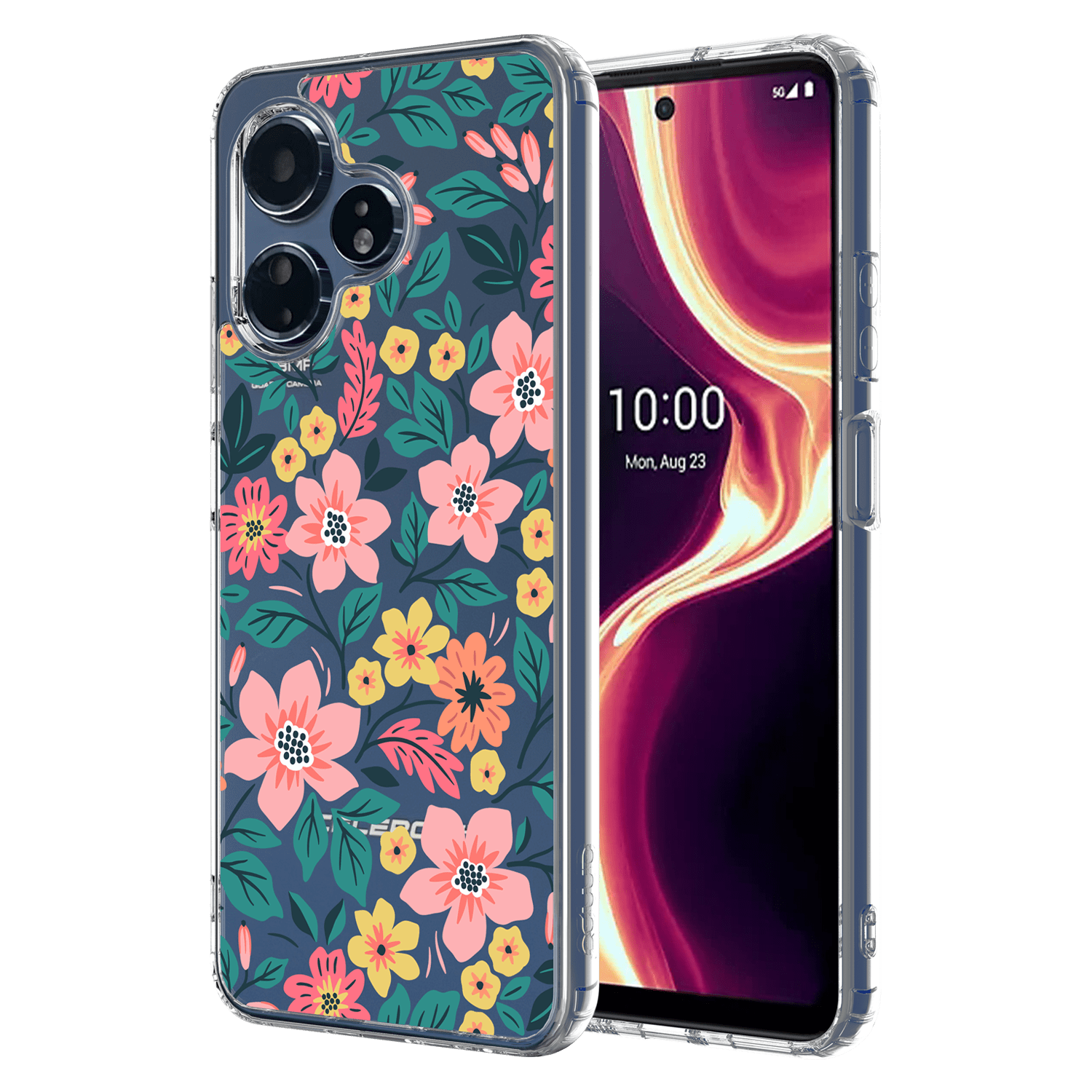 Ampd - Tpu / Acrylic Hd Print Case For Celero 5g Plus Gen 3 - Wildflower