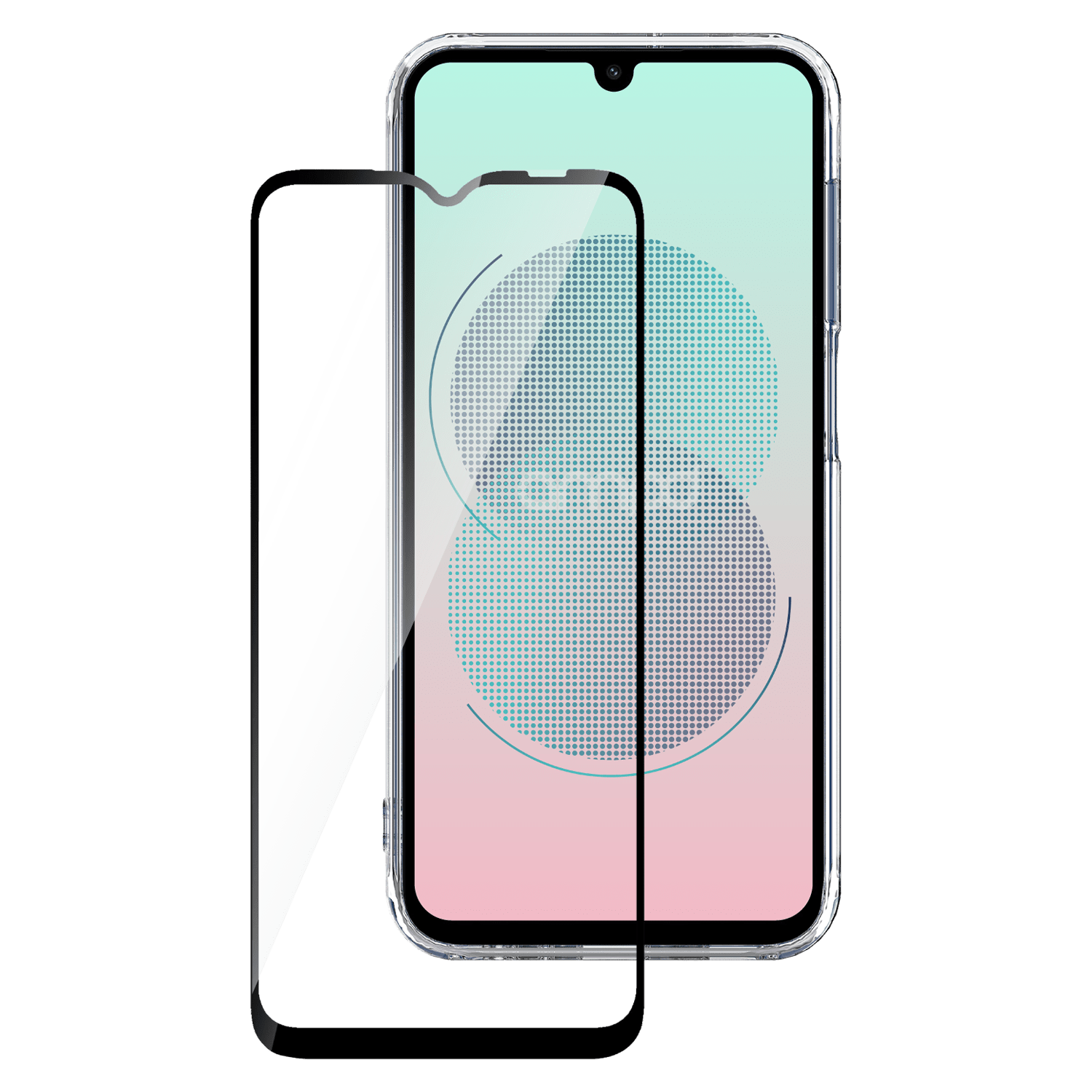 Ampd - 3d Glass Screen Protector For Samsung Galaxy A25 5g - Clear