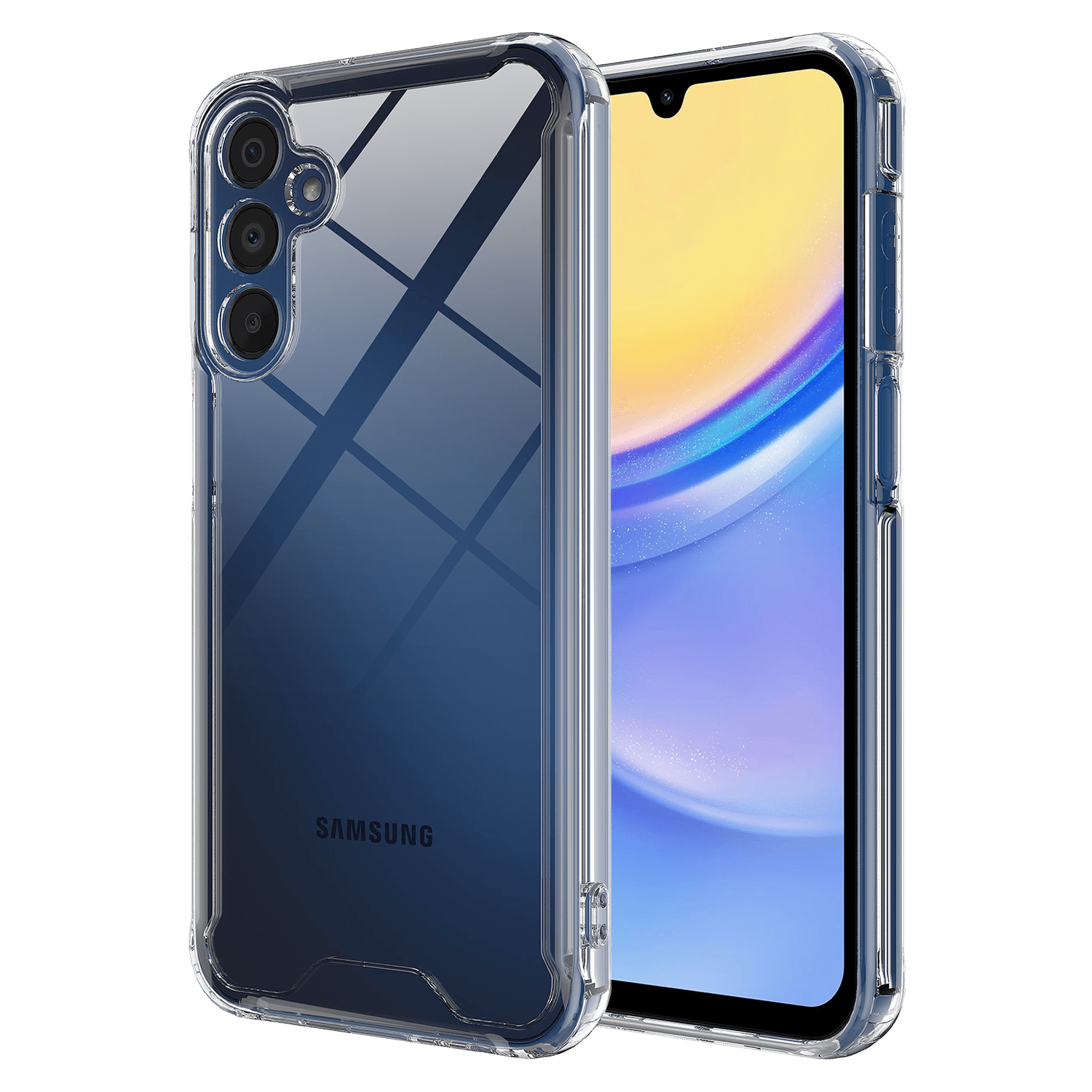 Ampd - Tpu / Acrylic Crystal Clear Case For Samsung Galaxy A25 5g - Clear