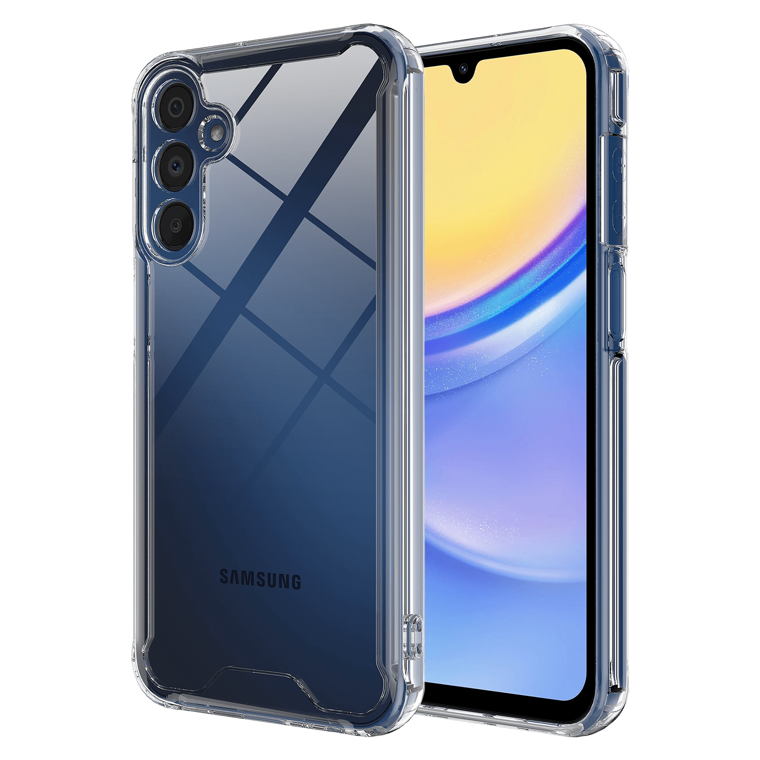 Ampd - Tpu / Acrylic Crystal Clear Case For Samsung Galaxy A35 5g - Clear