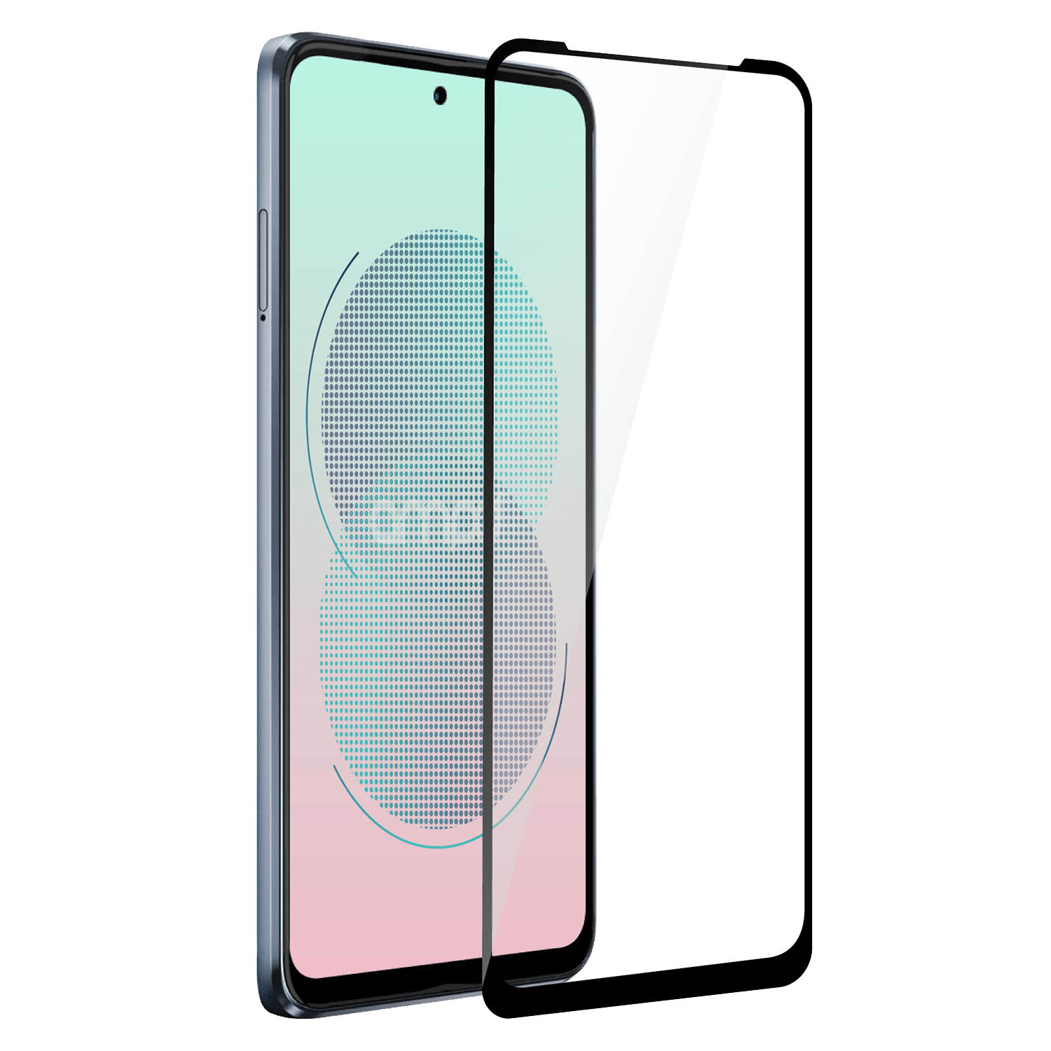 Ampd - 3d Full Faced Impact Glass Screen Protector With Black Border For Motorola Moto G Stylus 5g 2023 / Moto G Stylus 2023 -