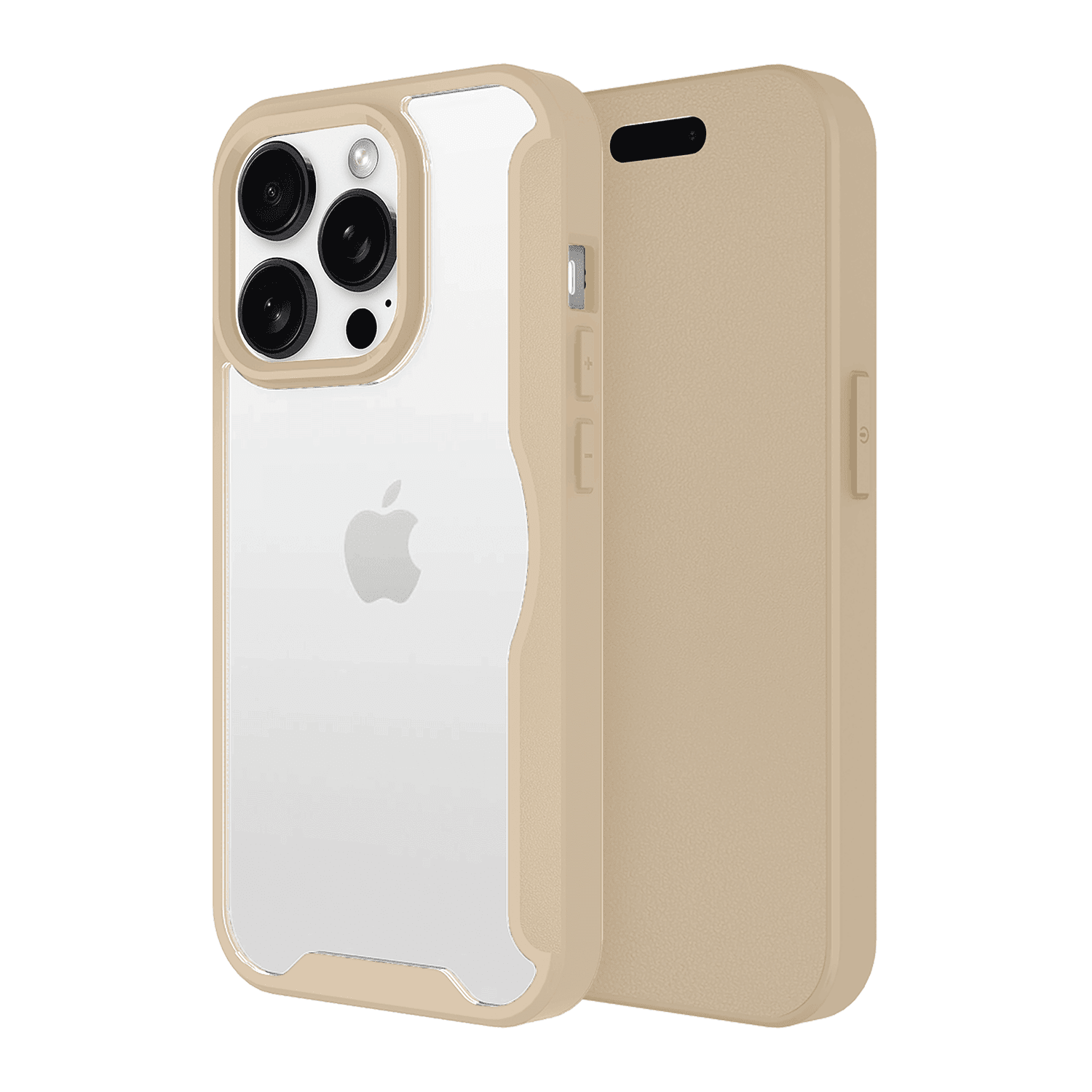 Ampd - Tpu / Acrylic Wallet Flip Magsafe Case For Apple Iphone 16 Pro - Tan