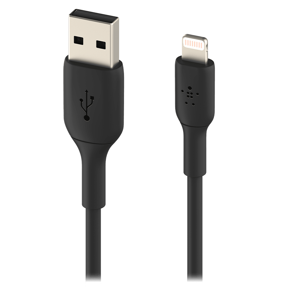 Belkin - Boost Up Charge Usb A To Apple Lightning Cable 3ft - Black