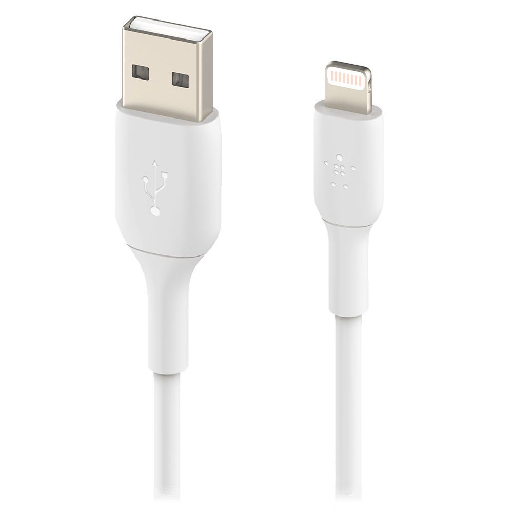Belkin - Boost Up Charge Usb A To Apple Lightning Cable 3ft - White