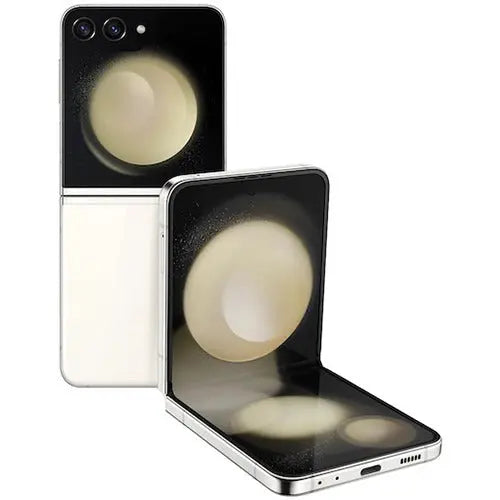 Samsung Galaxy Z Flip5 Unlocked, Display: 6.7" Foldable Dynamic AMOLED 2X, 120Hz, HDR10+, 1080x2640px resolution, Chipset: Qualcomm SM855, OS/Software: Android 13, One UI 5.1.1