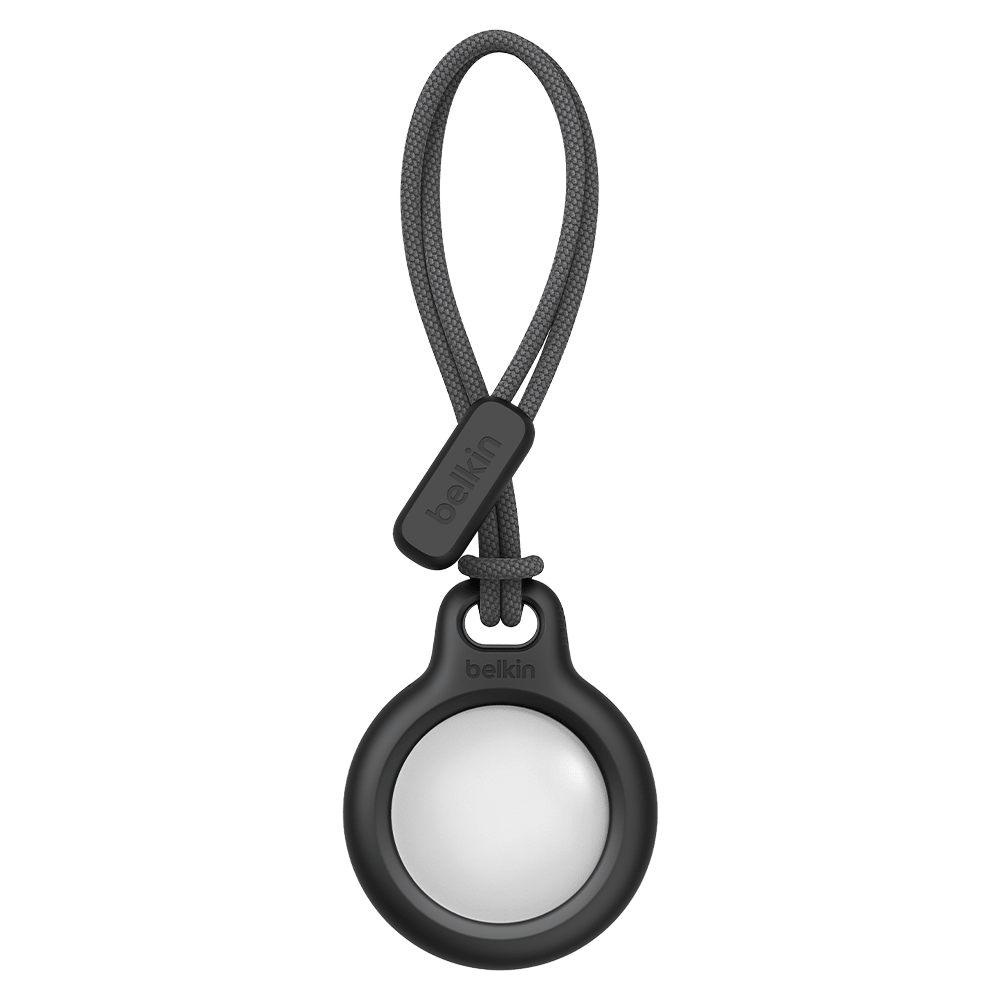 Belkin - Secure Holder With Strap For Apple Airtag - Black
