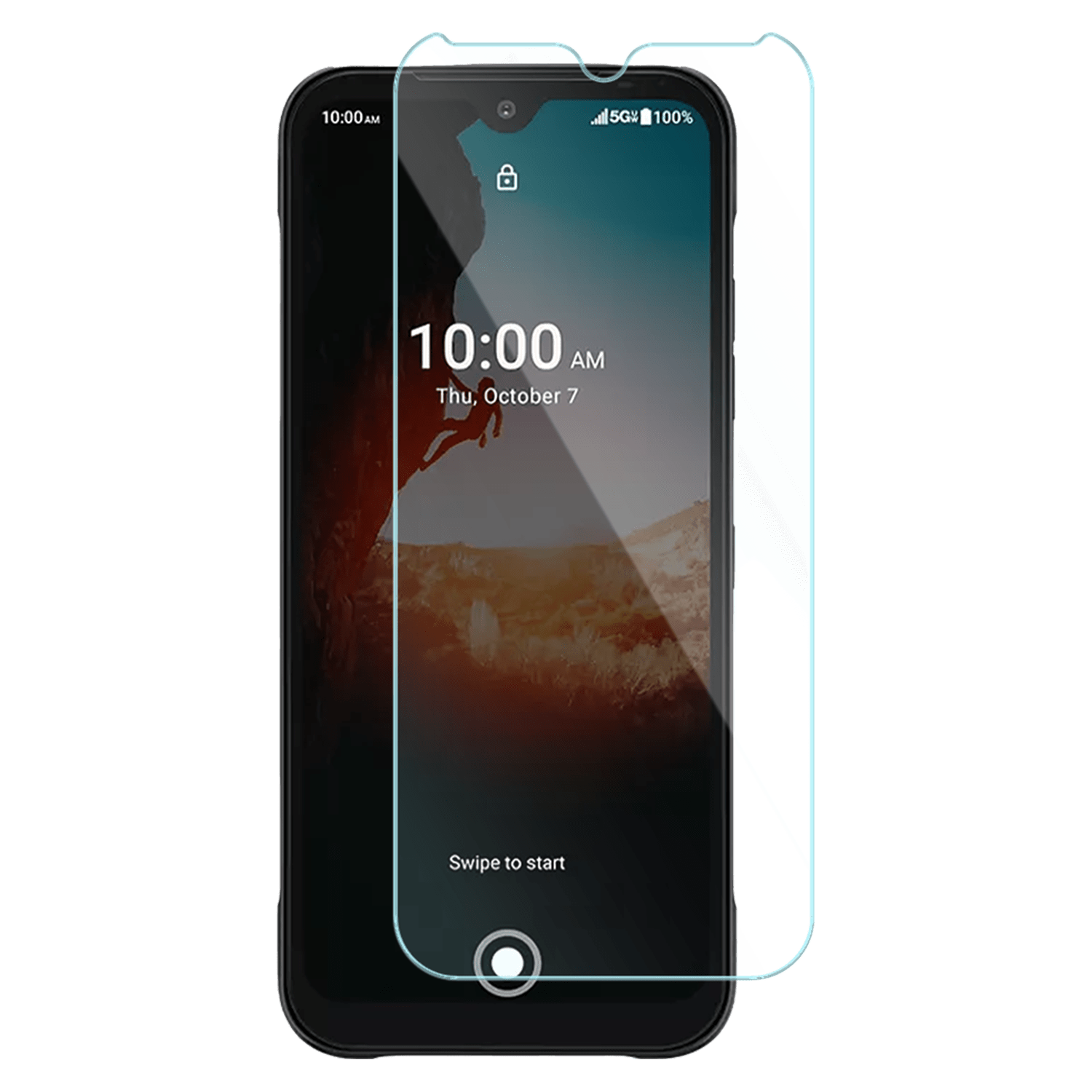 Gadget Guard - Glass Screen Protector No Guide For Kyocera Durasport 5g - Clear