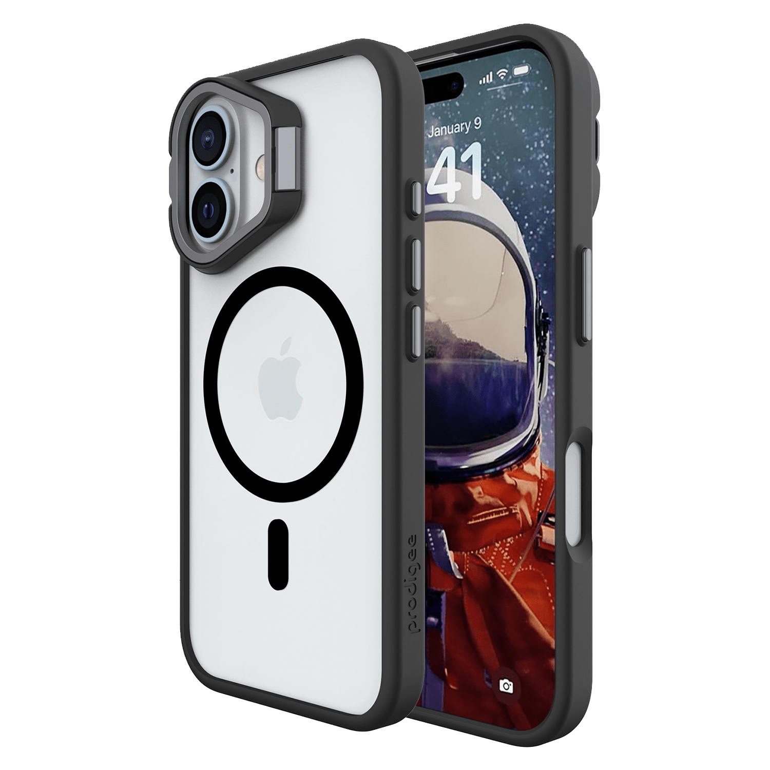 Prodigee - Kick It Magsafe Case For Apple Iphone 16 - Black